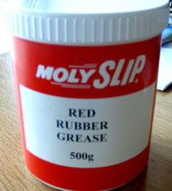 Molyslip Red Rubber Grease